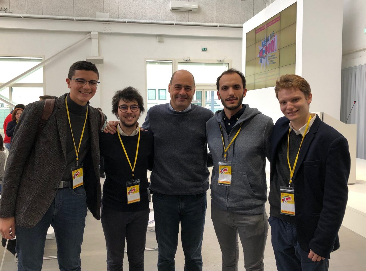 Delegazione imperiese a Bologna per Nicola Zingaretti