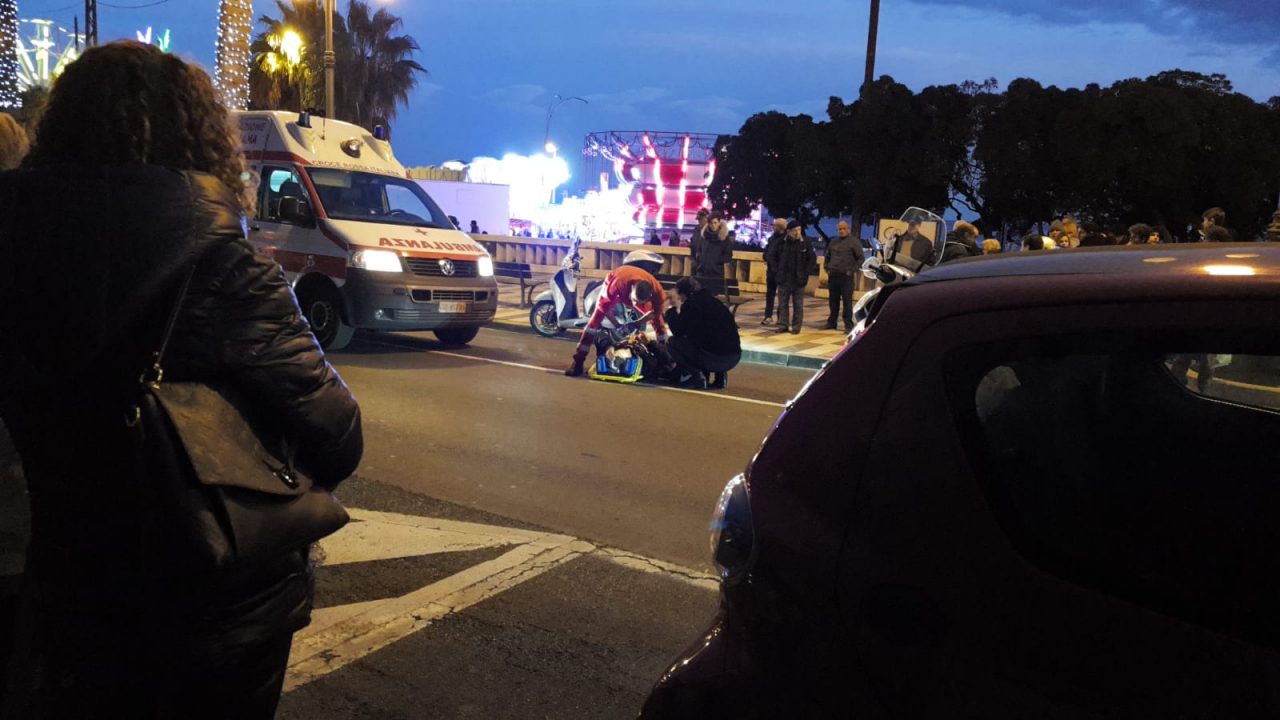 Pedone travolto in corso Imperatrice a Sanremo