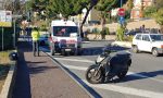 Scontro auto e moto sul lungomare Vespucci di Imperia