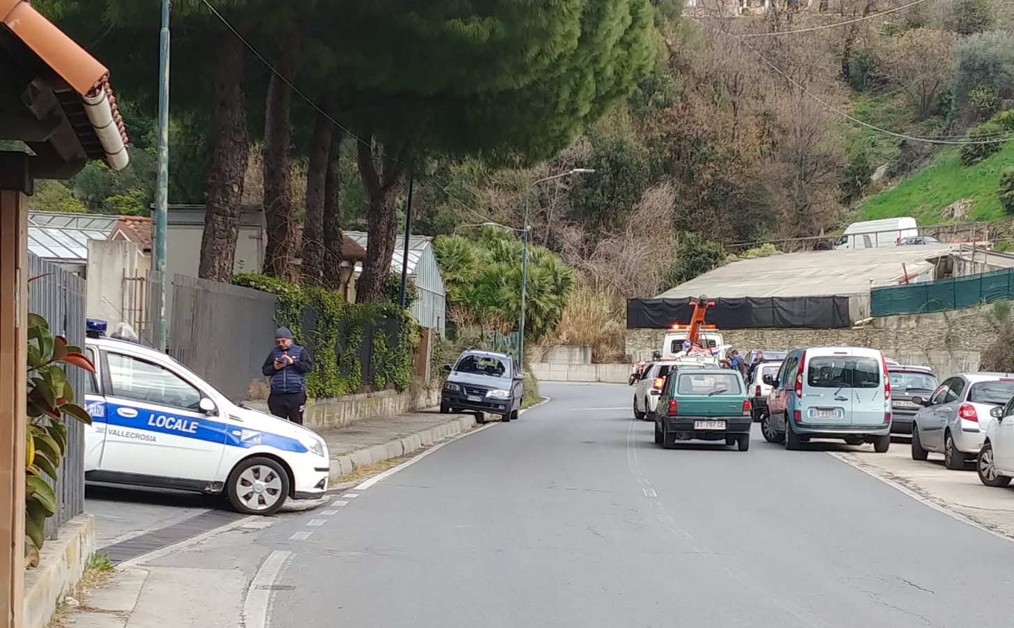 Incidente Vallecrosia moto auto 1