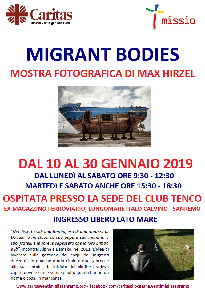 MOSTRA FOTOGRAFICA Migrant Bodies SANREMO