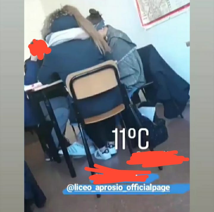 Scuola freddo Liceo Aprosio Ventimiglia1