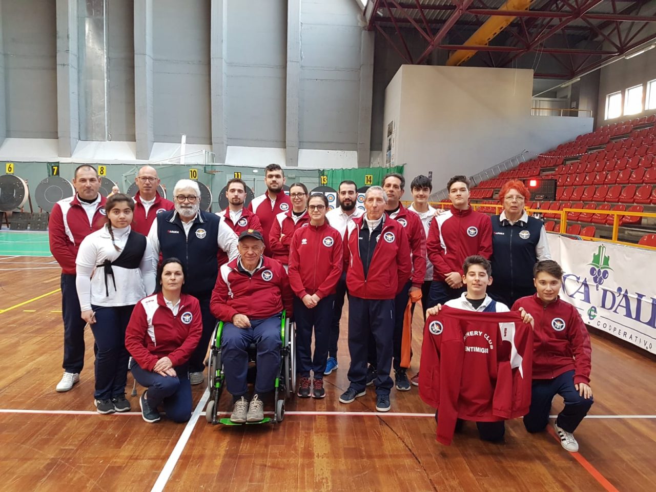 Il bottino degli arcieri di Ventimiglia alla gara di Alassio
