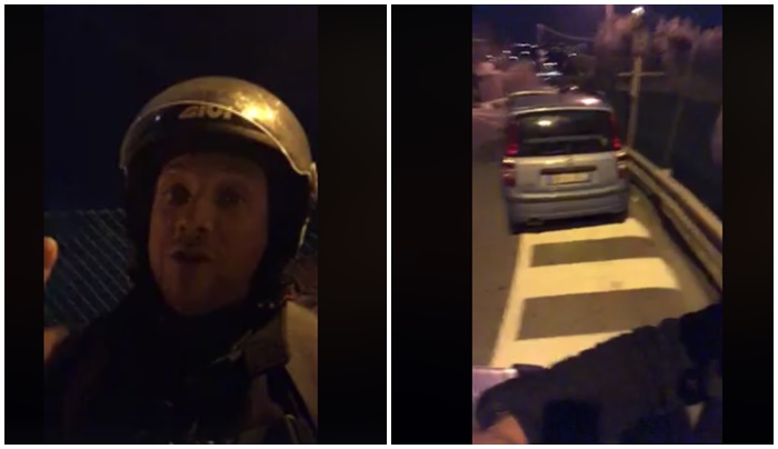 Strage di multe ieri sera al Solaro. Il video accusa del consigliere Simone Baggioli