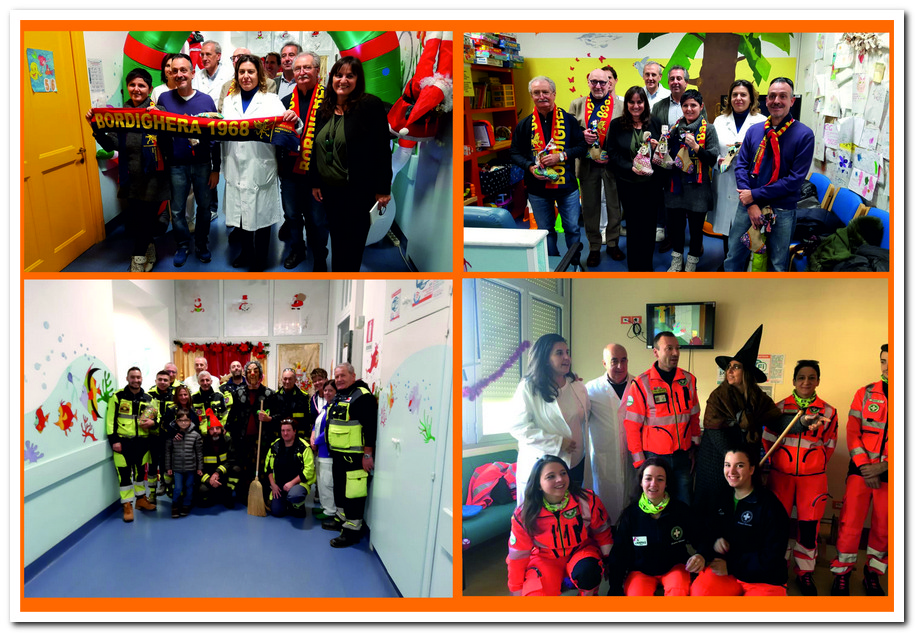 Una befana genoana per la Pediatria di Sanremo e Imperia