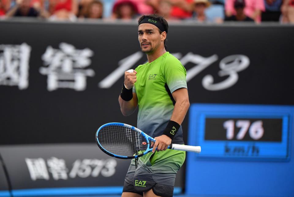 Fabio Fognini senza giocare vola agli ottavi del Rolex Master Montecarlo