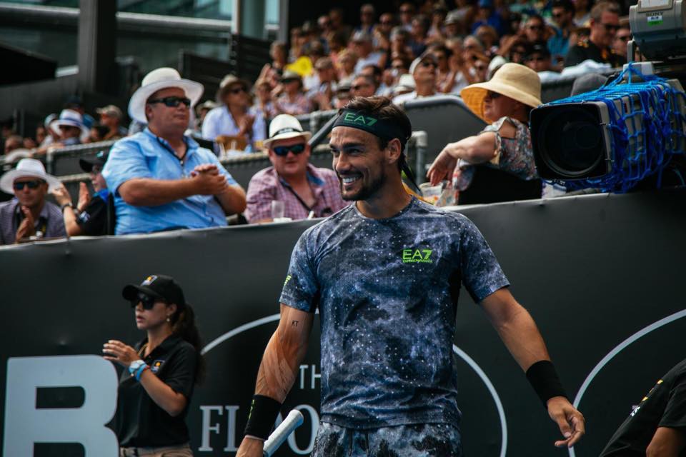 Fognini vola ai quarti nel torneo ATP di Auckland
