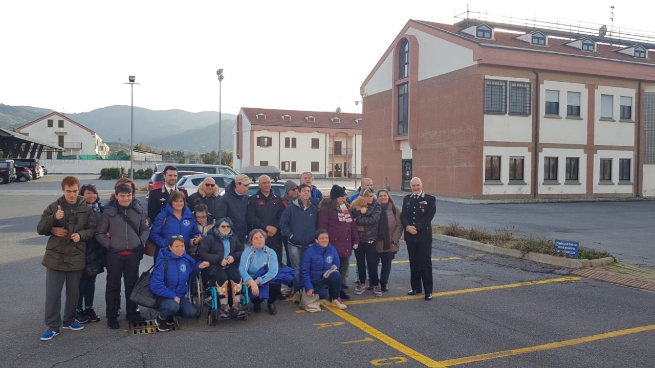 Ragazzi della Polisportiva IntegrAbili in gita con i Carabinieri – Foto