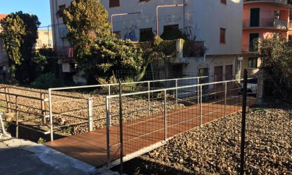 Diano Marina: aperto attraversamento pedonale in zona Sant'Anna