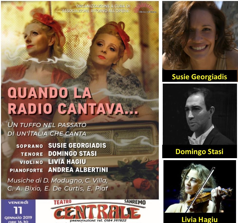 Quando la radio cantava – Concerto al Teatro Centrale di Sanremo