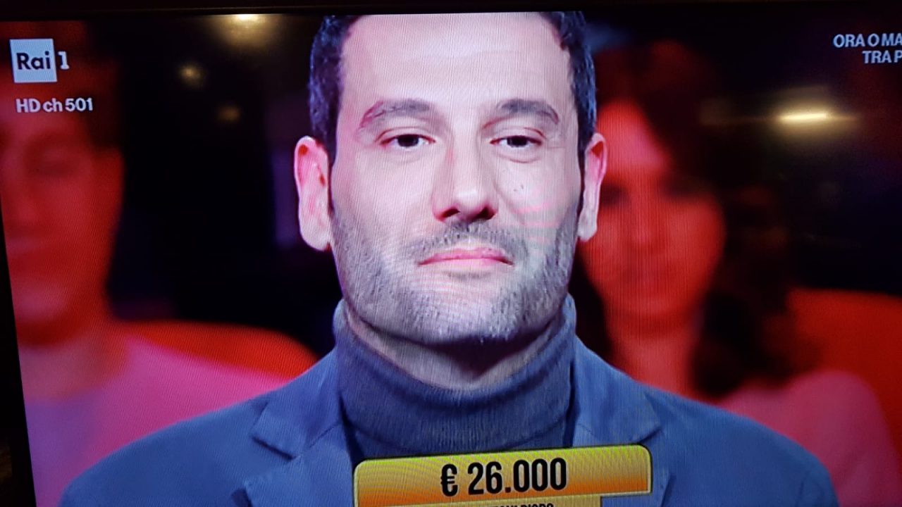 Alberto di Arma di Taggia vince 26mila indovinando il parente misterioso