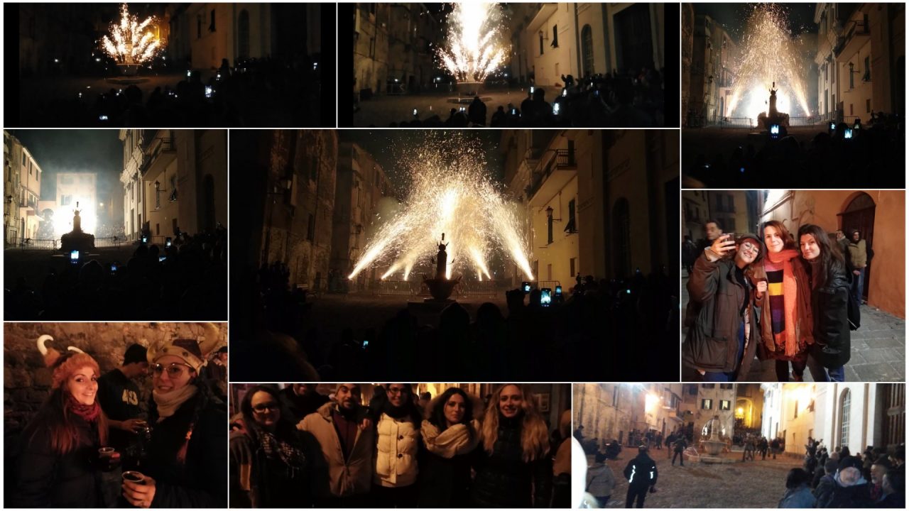 Taggia festeggia San Benedetto tra le cascate di fuoco – Foto e video