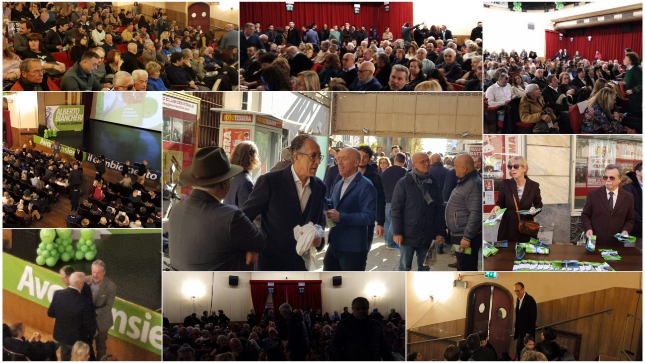 Sindaco Biancheri apre la campagna elettorale con una convention al Centrale