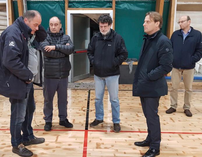 Palestra di San Lorenzo al mare, Scajola: “Impegno mantenuto”