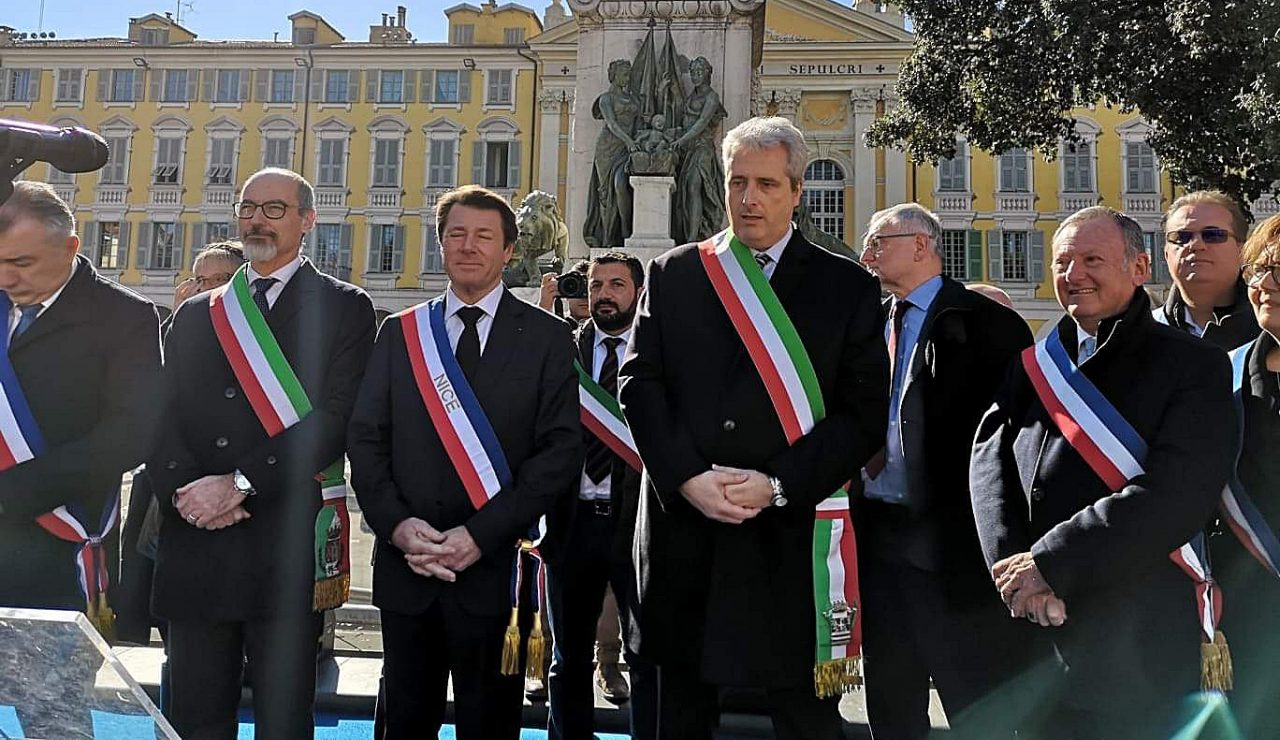 In oltre 400 al raduno italo-francese di Nizza, presenti anche tanti sindaci