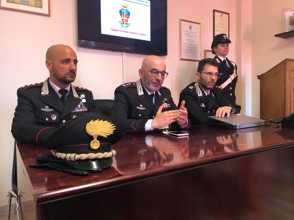 Rapina Imperia arrestato romeni carabinieri