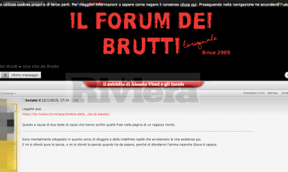 Esclusiva: una pagina dedicata ad Alessio vinci sul Forum dei Brutti