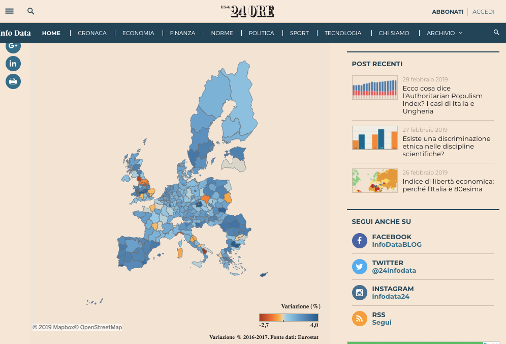 Liguria maglia nera in Europa per l’occupazione