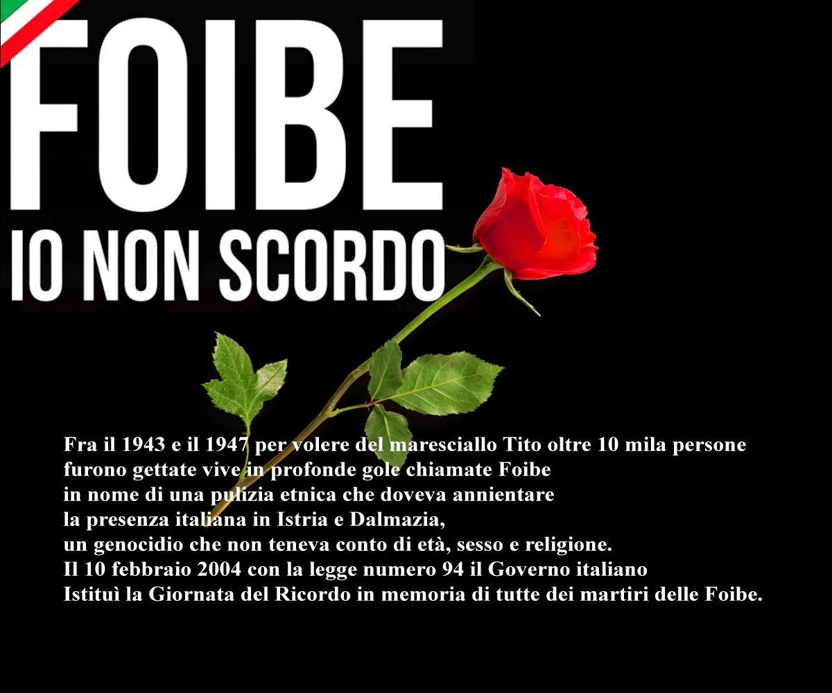 Sanremo ricorda i Martiri delle Foibe