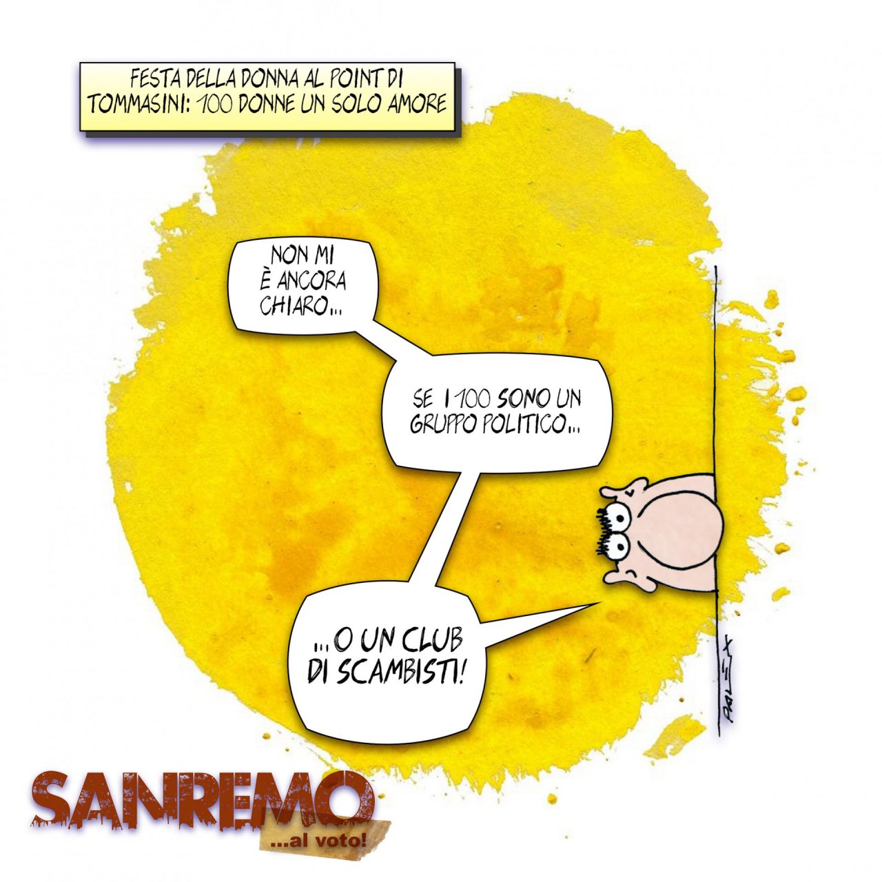 SANREMO AL VOTO – Le vignette di Palex su La Riviera