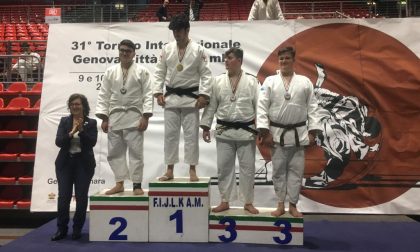Gli atleti del Judo Club Sakura di Arma al Torneo Internazionale di Genova