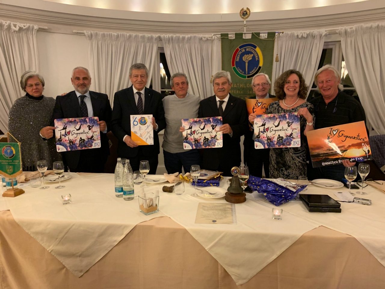 Omaggio della Panathlon Club Imperia Sanremo alla Ginnastica Riviera dei Fiori