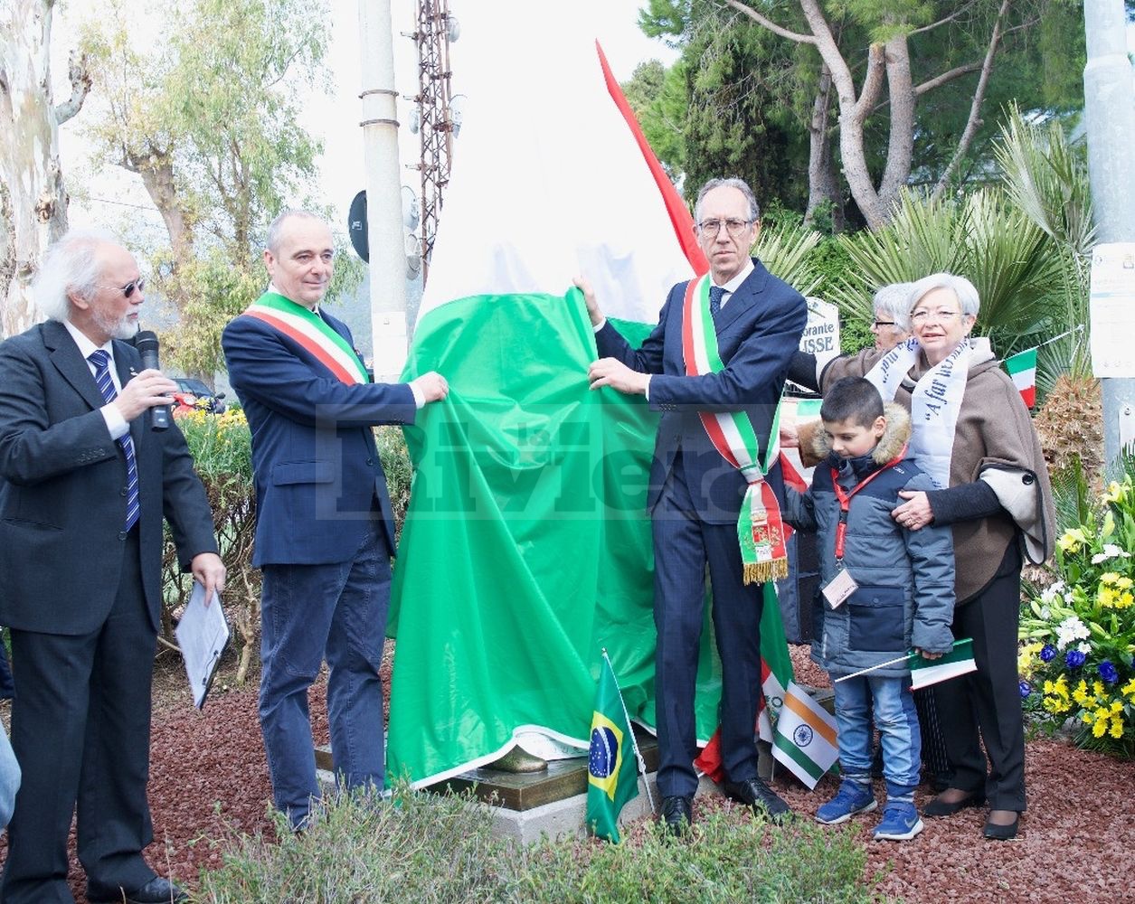 Inaugurazione statua Padre Semeria Coldirodi