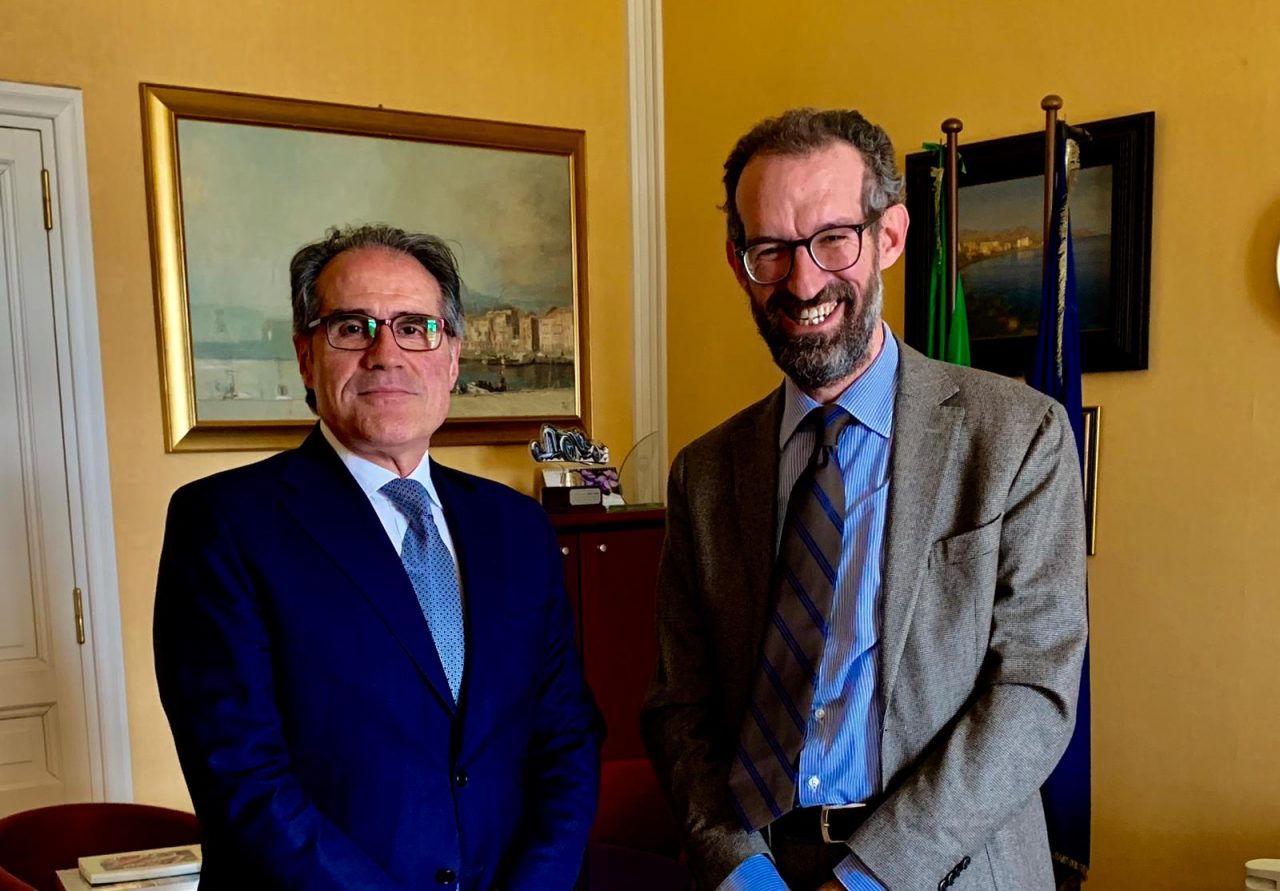 Fabio Natta incontra il nuovo Prefetto Alberto Intini