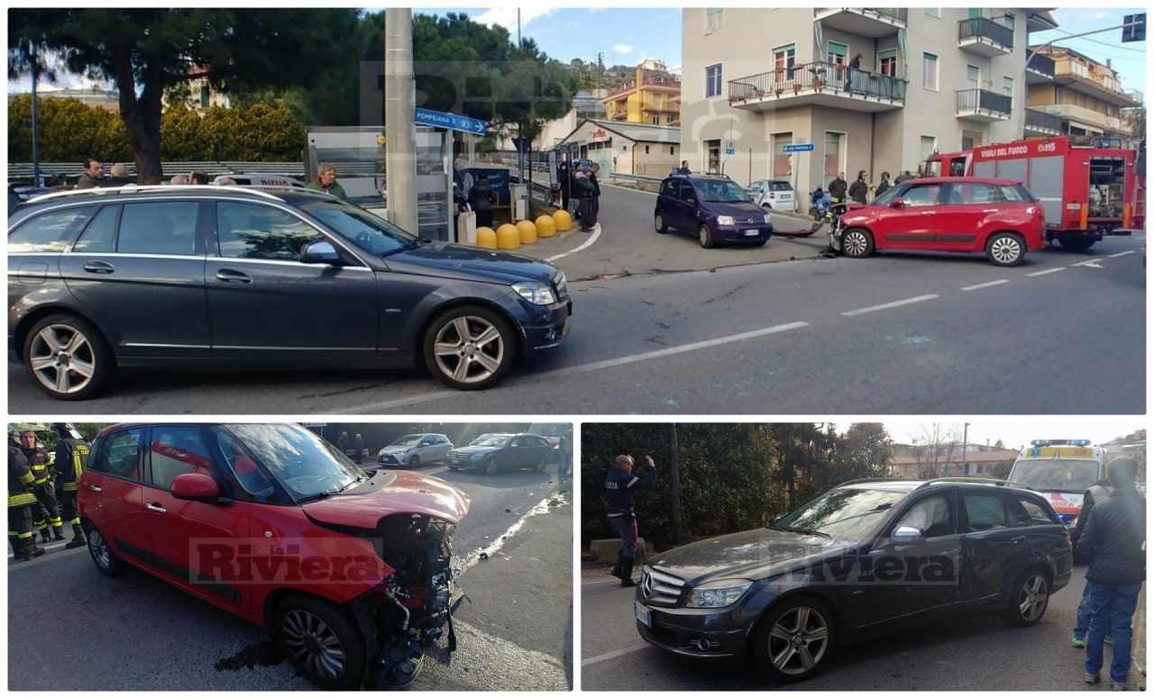 Brucia semaforo rosso, poi lo schianto: 2 feriti