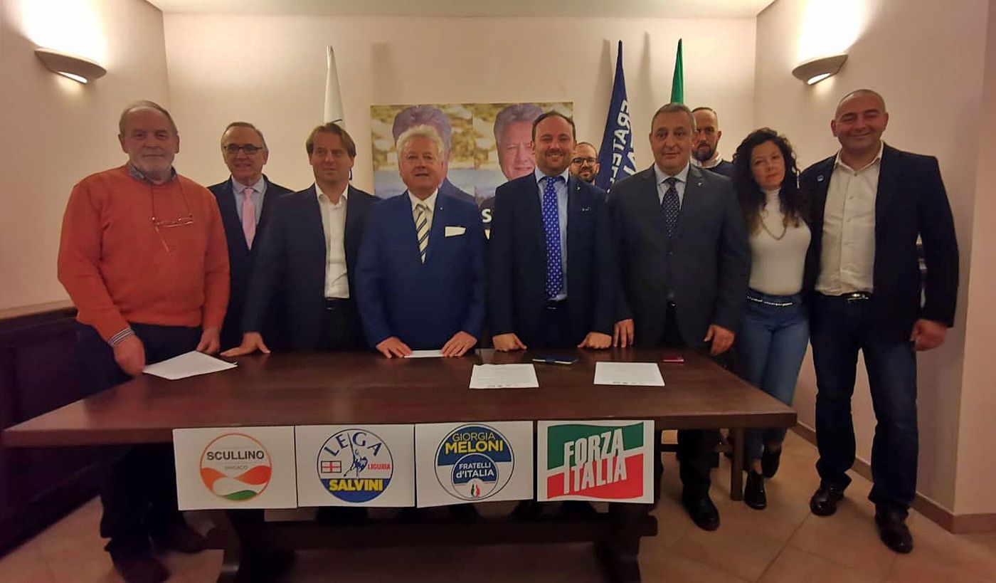 Scullino sindaco Ventimiglia comunali 2019 presentazione candidatura
