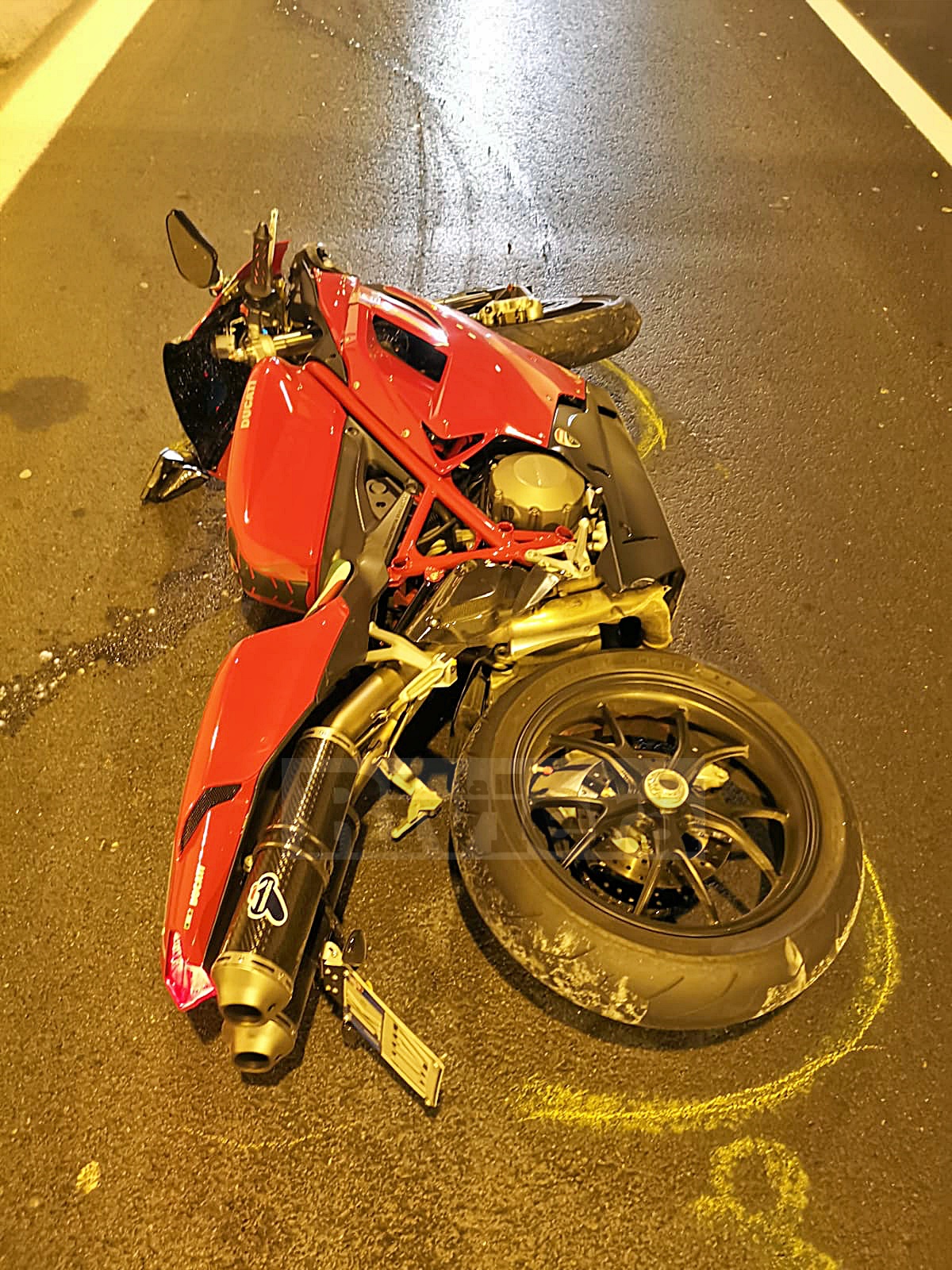 incidente Aurelia Bis Sanremo moto Ducati schianto 28enne_02