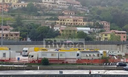 Ventimiglia: 20 carovane del Circo di Roma ferme all'autoporto
