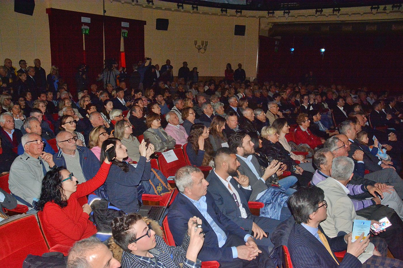 Comunali 2019 Sanremo Sergio Tommasini convention liste Cinema Centrale