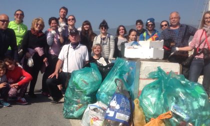 I volontari del Ploggin Sanremo raccolgono oltre 60 kg di rifiuti