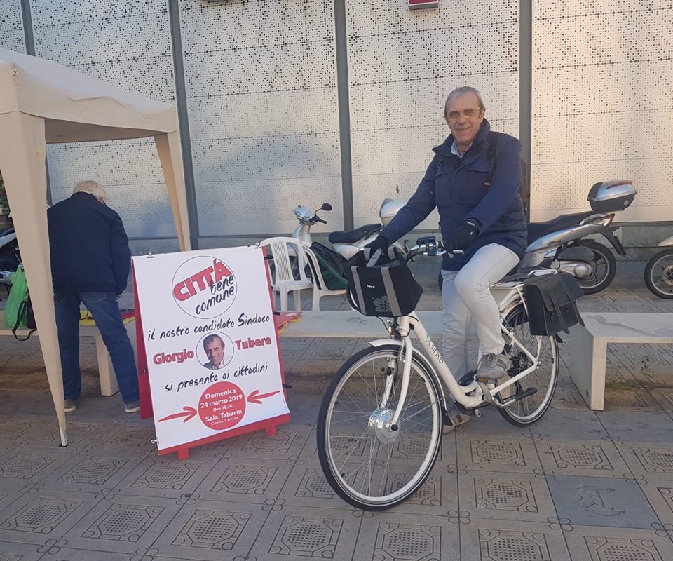Giorgio Tubere chiude la campagna elettorale ai Tre Ponti