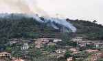 Bruciano i boschi sulle alture di Imperia