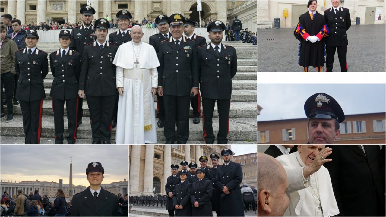 I Carabinieri di Diano Marina in visita dal Santo Padre – Gli scatti