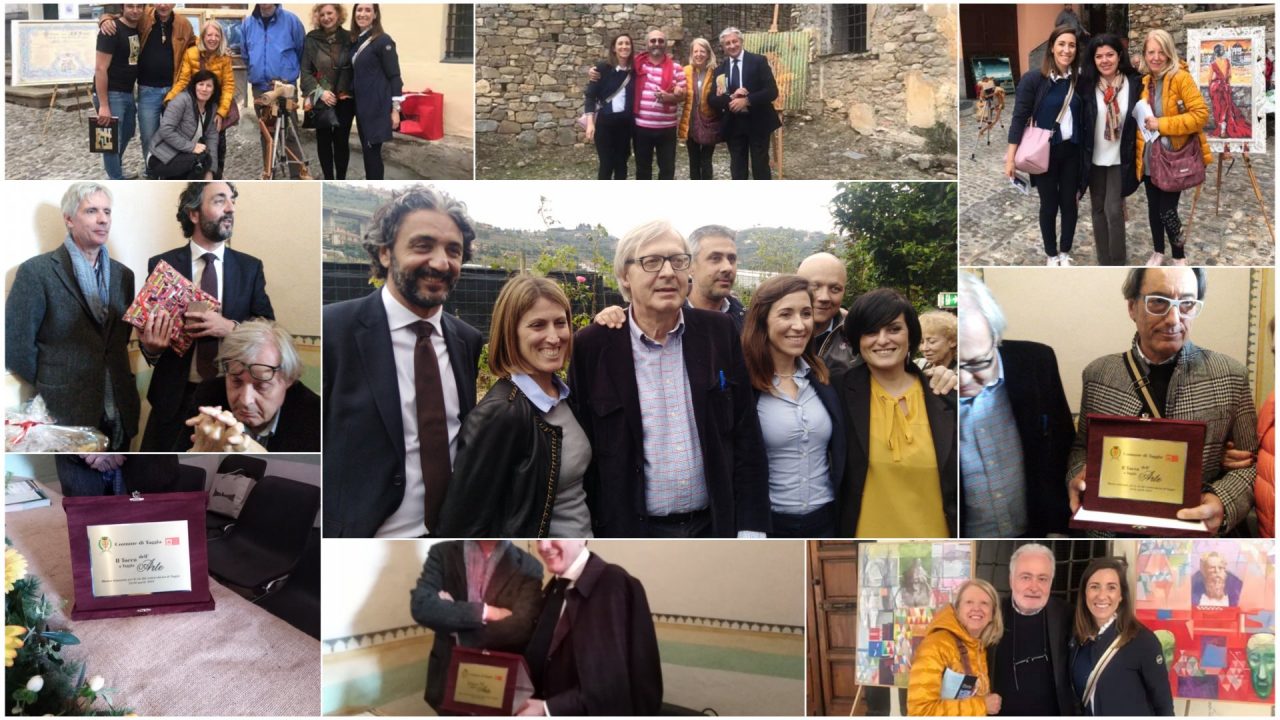 Vittorio Sgarbi premia gli artisti con “Il Tocco dell’Arte” – Foto e video