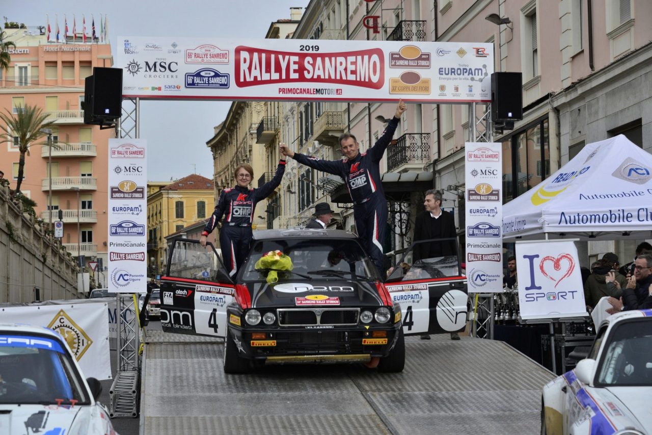 Sanremo Rally Storico, Lucky e Pons sul gradino più alto del podio