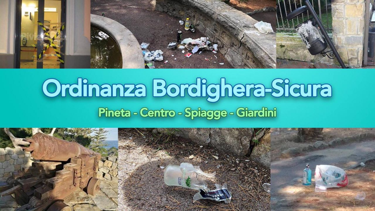 Giro di vite sugli alcolici a Bordighera, c’è l’ordinanza