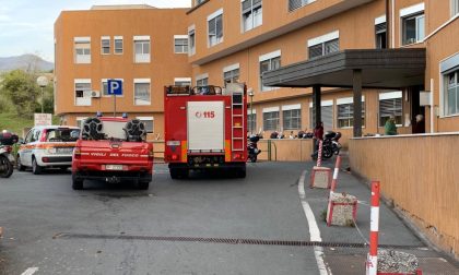 Incendio all'ospedale di Sanremo
