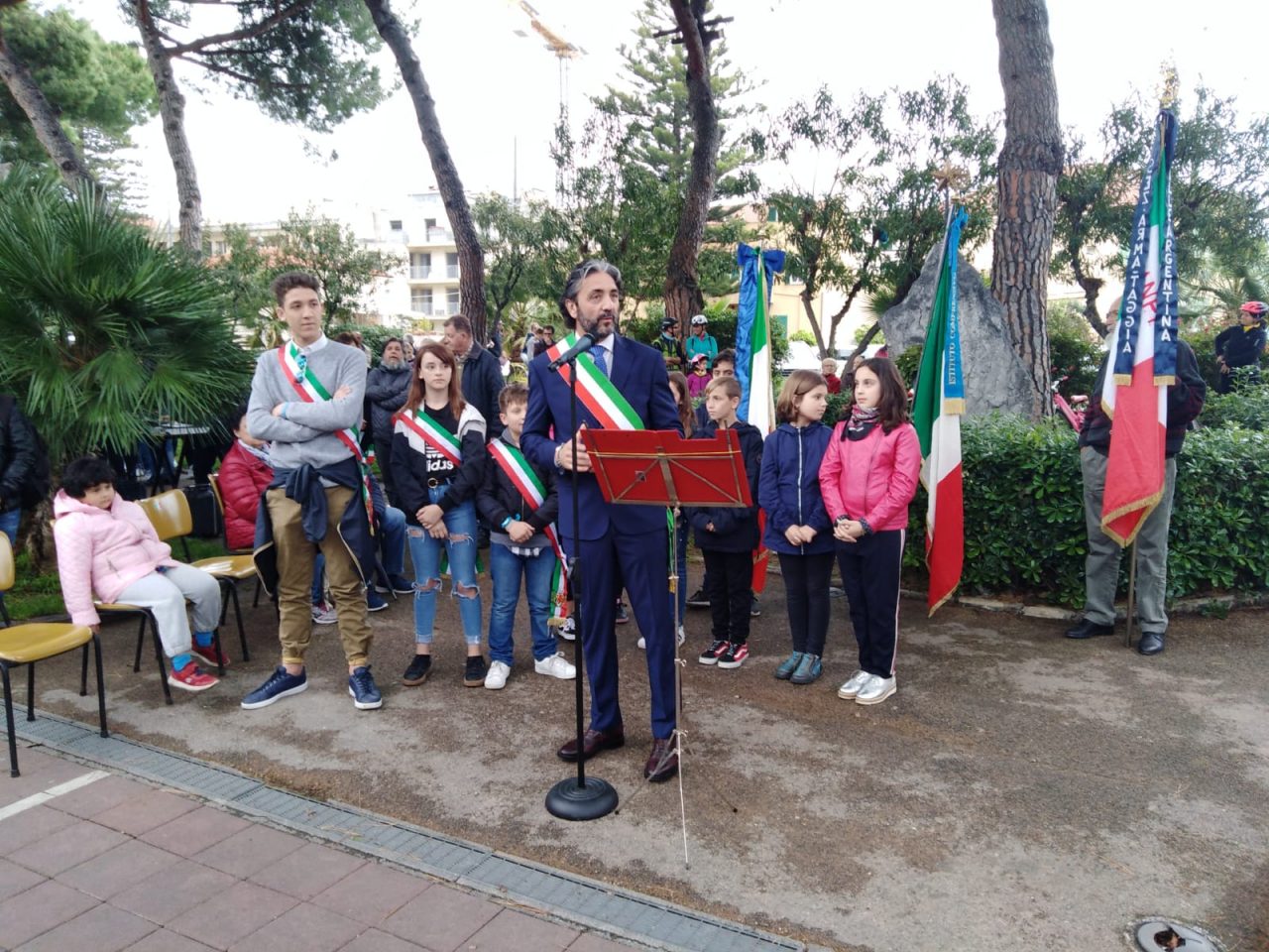Festa della Liberazione a Taggia con ANPI, CIGL e gli studenti del CCR
