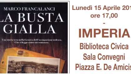 La Busta Gialla, presentazione del libro a Imperia