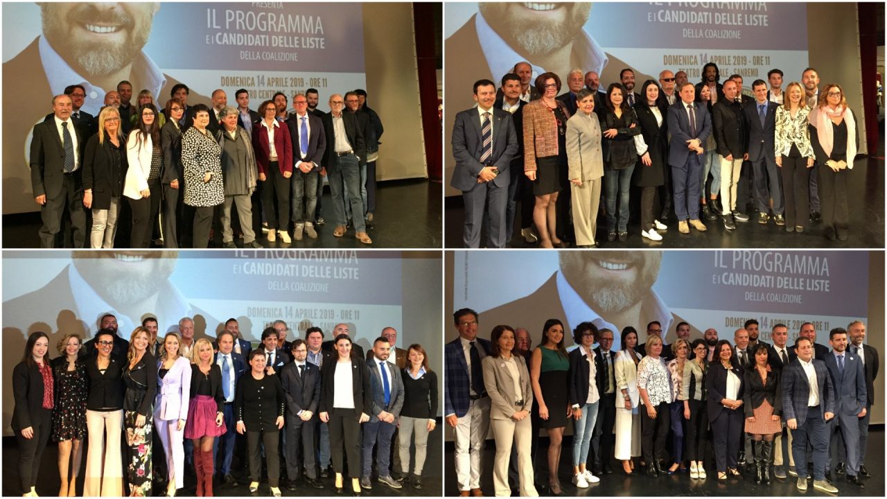 Sanremo 2019: Tommasini sindaco presenta il proprio esercito di candidati. Tutti i nomi e le foto