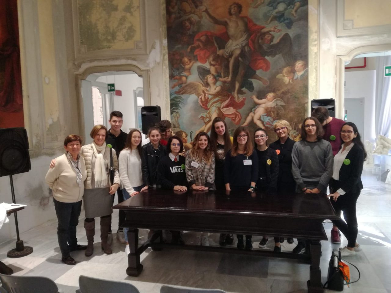 Studenti del Colombo “Ciceroni” durante la giornata del Fai