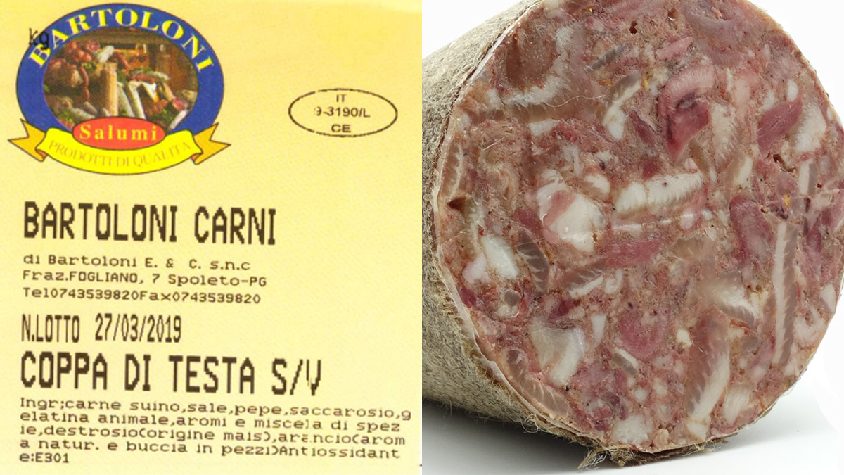 Ritirata coppa per rischio microbiologico