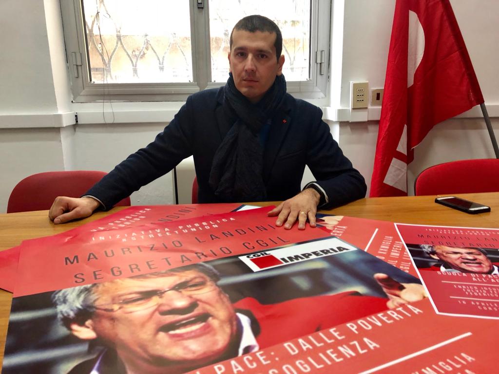 Maurizio Landini a Ventimiglia  martedì prossimo