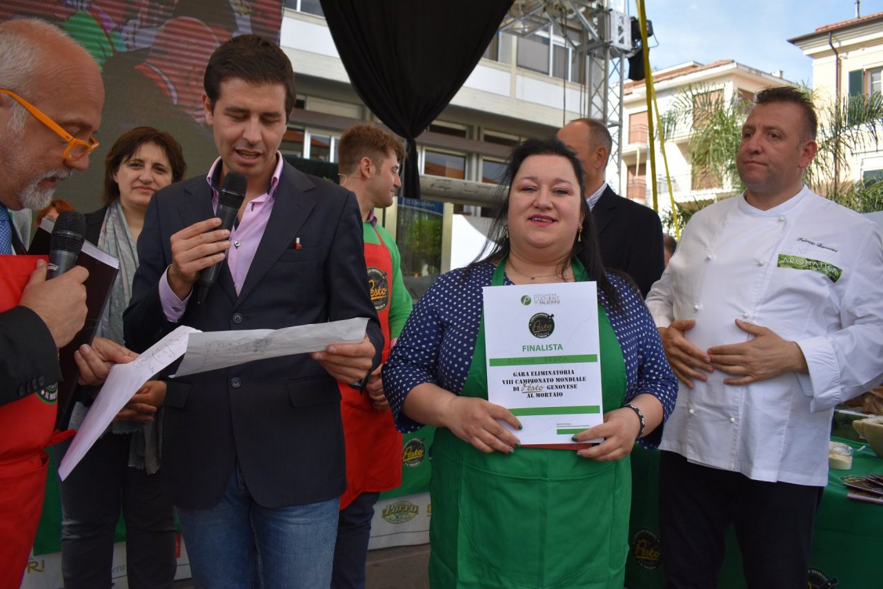 Romina Brazzi vince la tappa eliminatoria del Campionato mondiale di Pesto al Mortaio