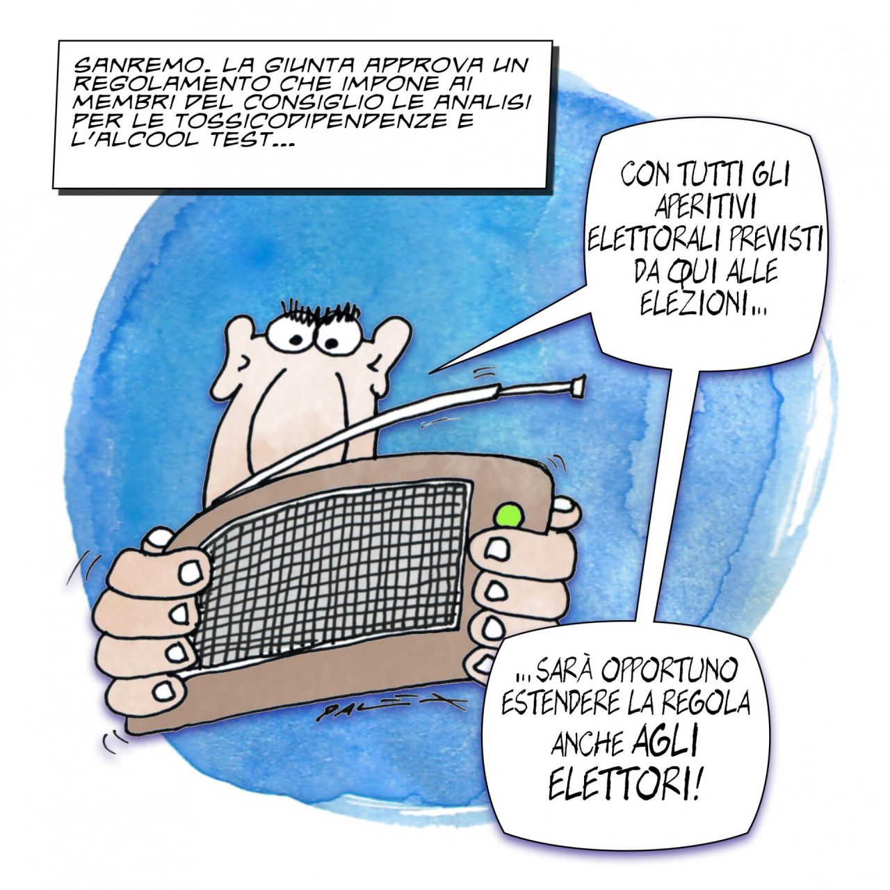 SANREMO AL VOTO – Le vignette di Palex su La Riviera