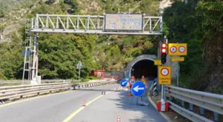 Prorogati i lavori sulla statale 20 in galleria: ecco quando terminano